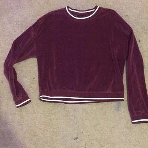Kendall and Kylie maroon sweater
